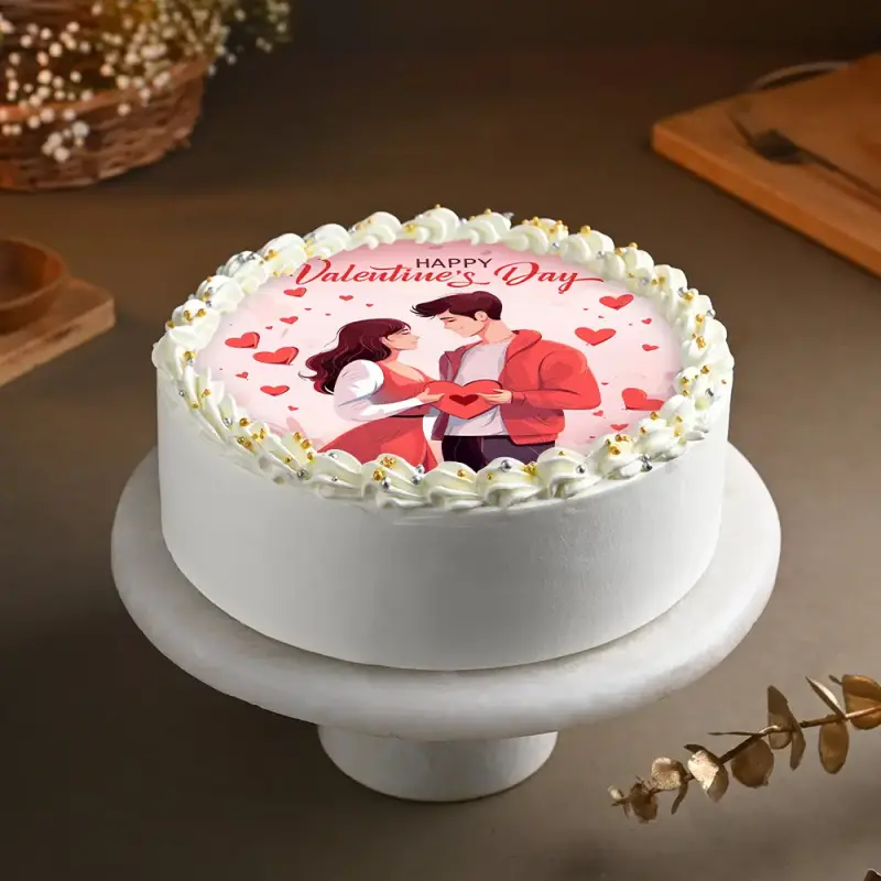 Valentine Pineapple Customised Poster Cake